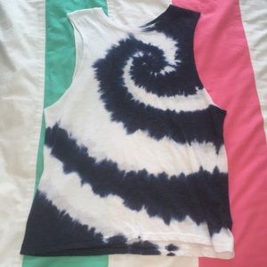 Aeropostale blue and white the dye shirt